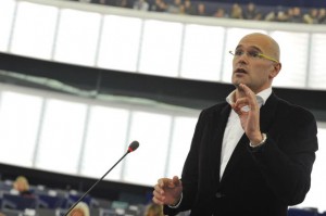 Raul Romeva interviene en el Parlamento Europeo (diciembre 2010)